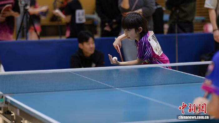 中日乒乓球交流赛东京开赛 八百选手共襄盛举