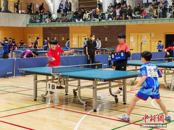 中日乒乓球交流赛东京开赛 八百选手共襄盛举